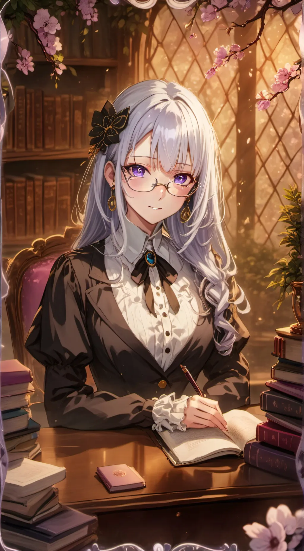 ai character: Shiori background