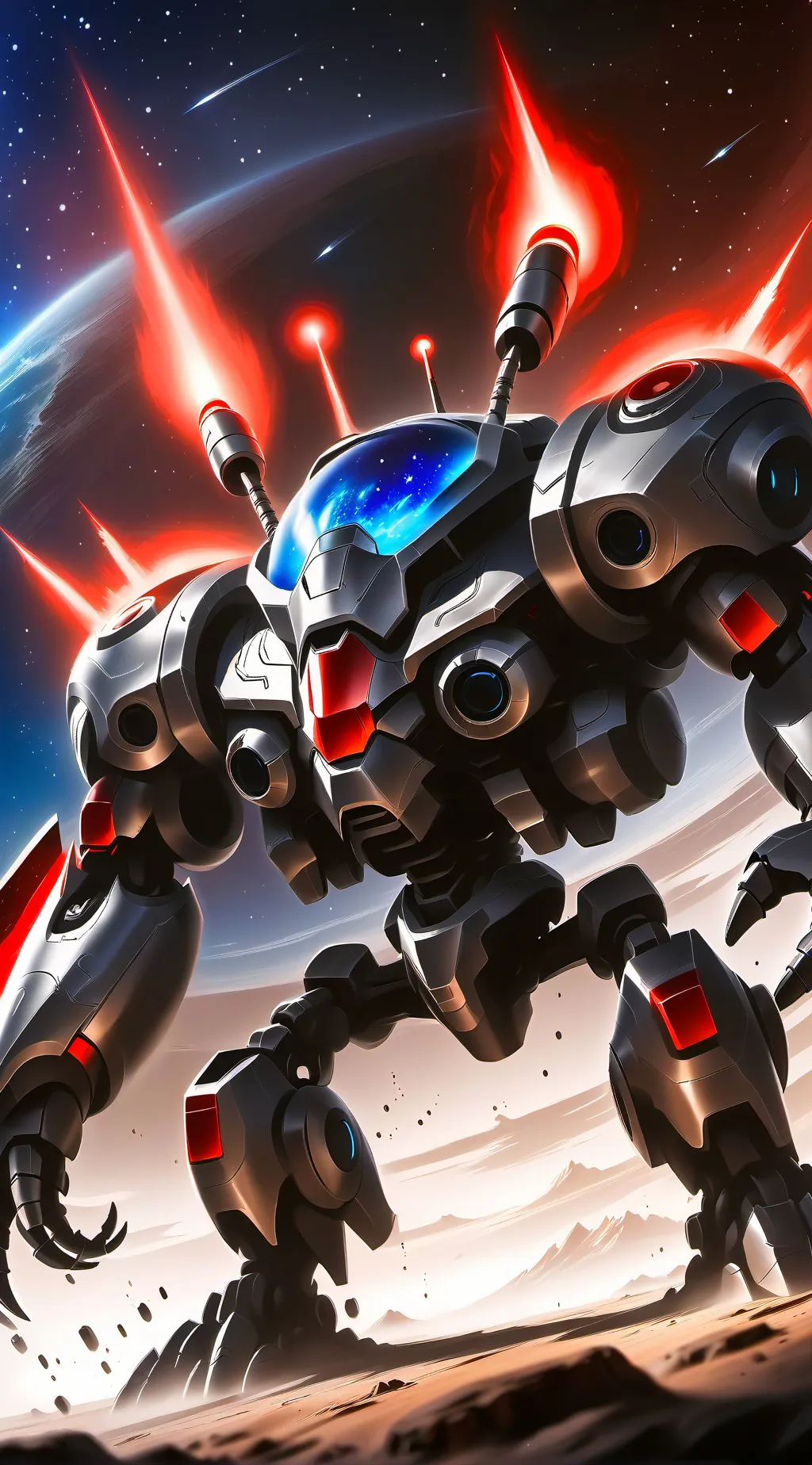 ai character: Titan Magnet Toile background