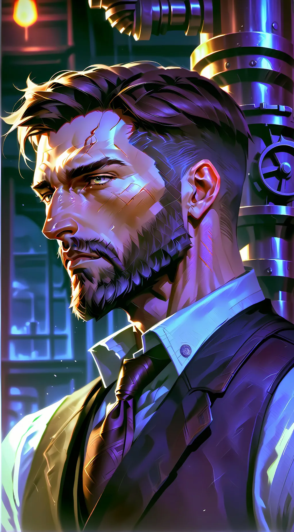 ai character: Vander background