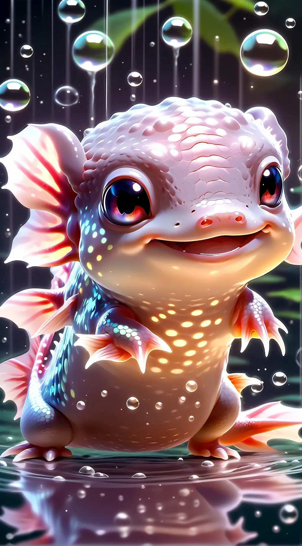ai character: Luckydot background