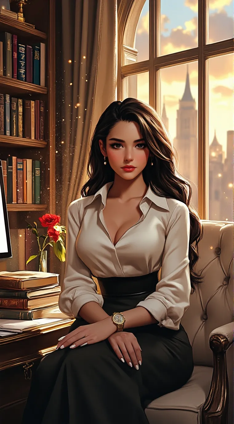 ai character: Victoria background