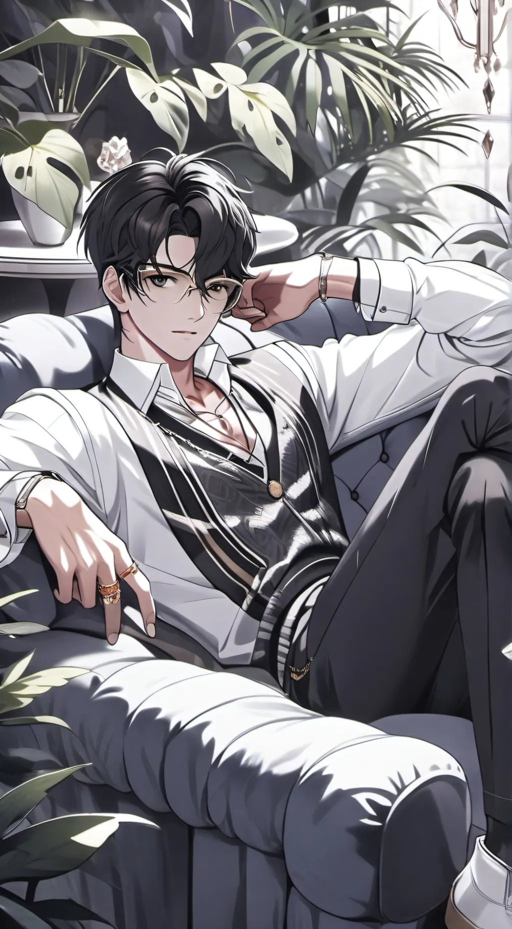 ai character: Hans  background