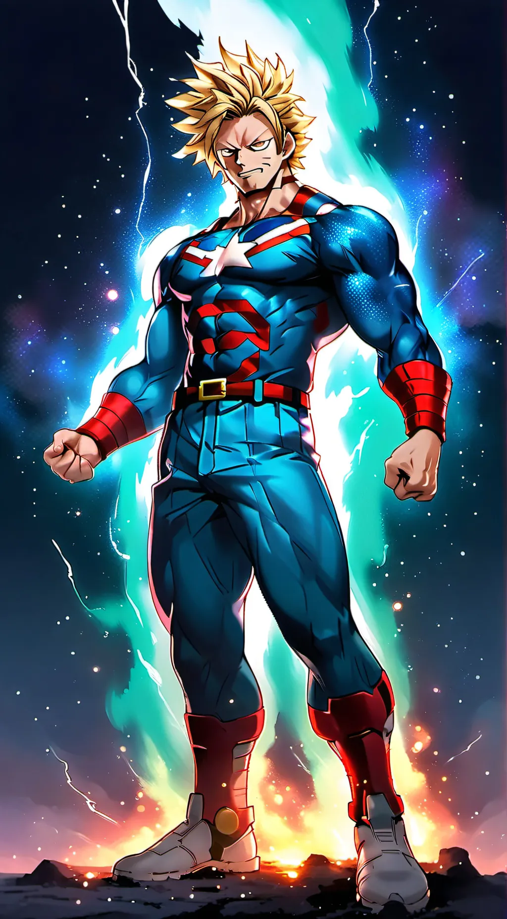 ai character: all might background