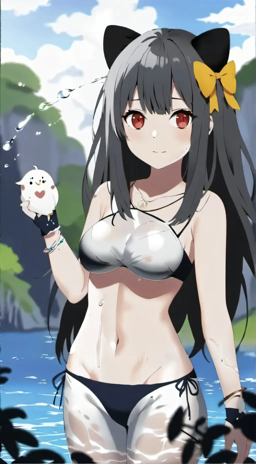 ai character: water god background