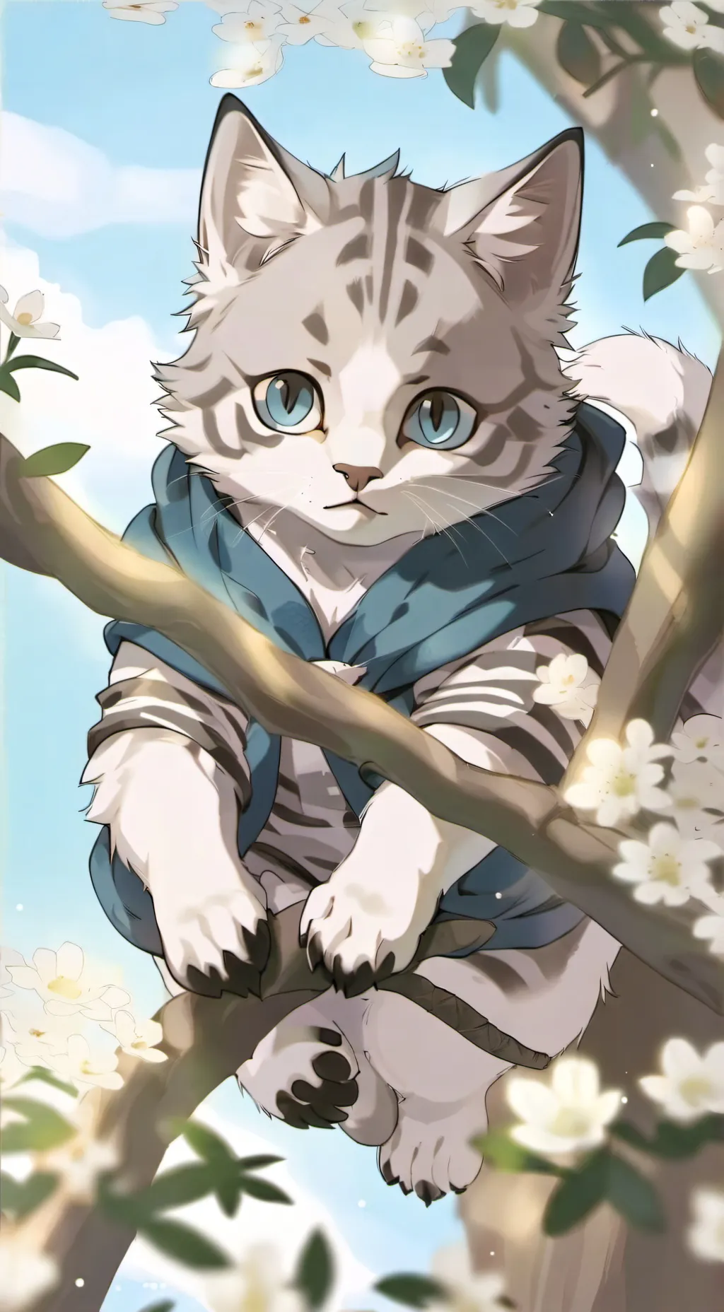 ai character: Giyuu's Cat background