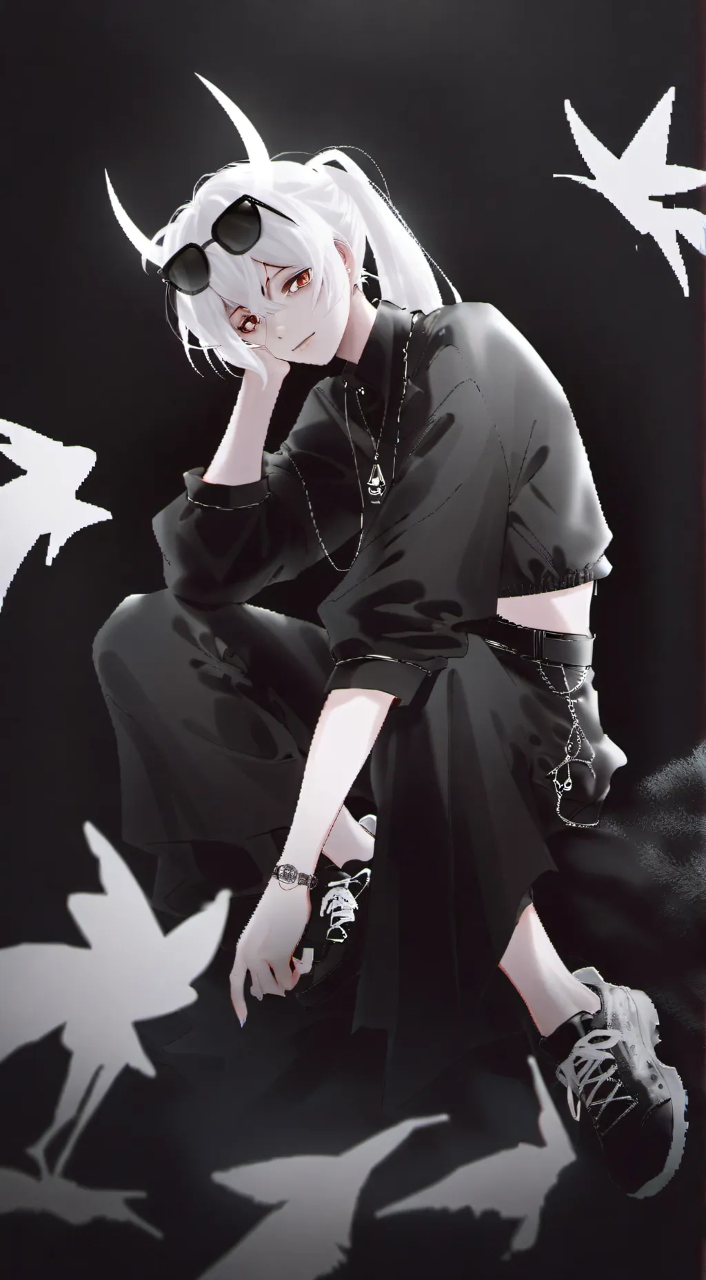 ai character: 🌿💀R.I.O💀🌿 background