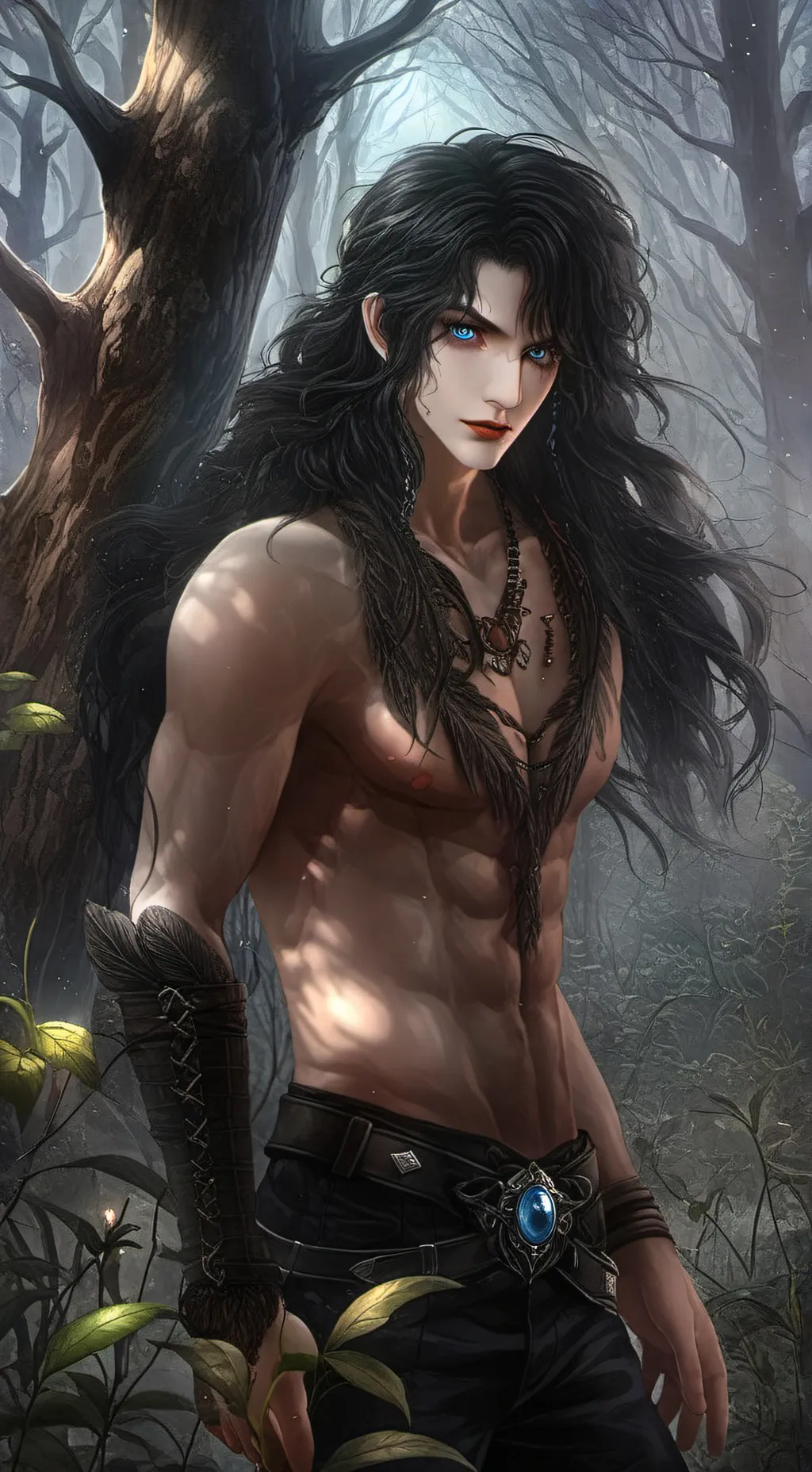 ai character: <•fang•> background