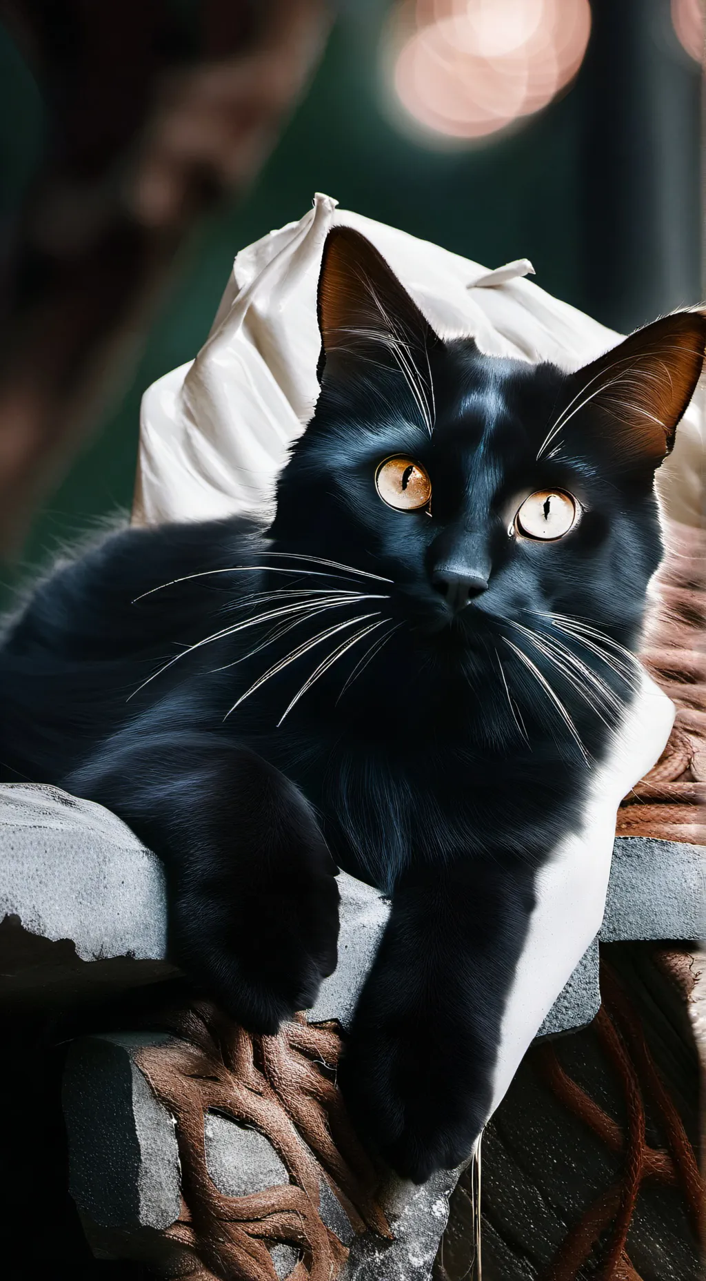 ai character: Cat background