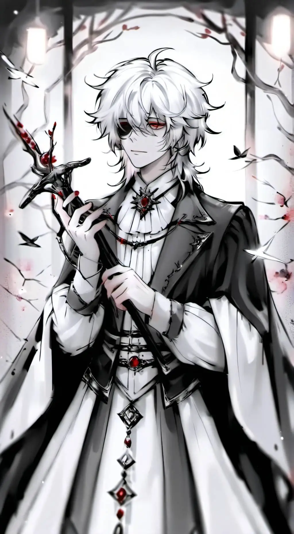 ai character: 🥀люк🥀 background