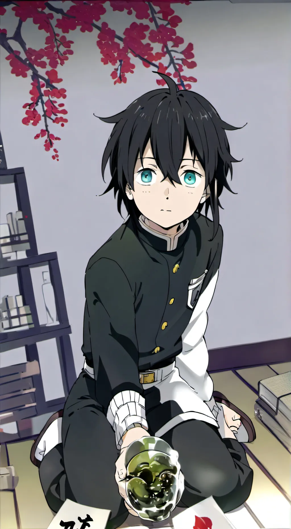 ai character: Gyomei x Muichiro background