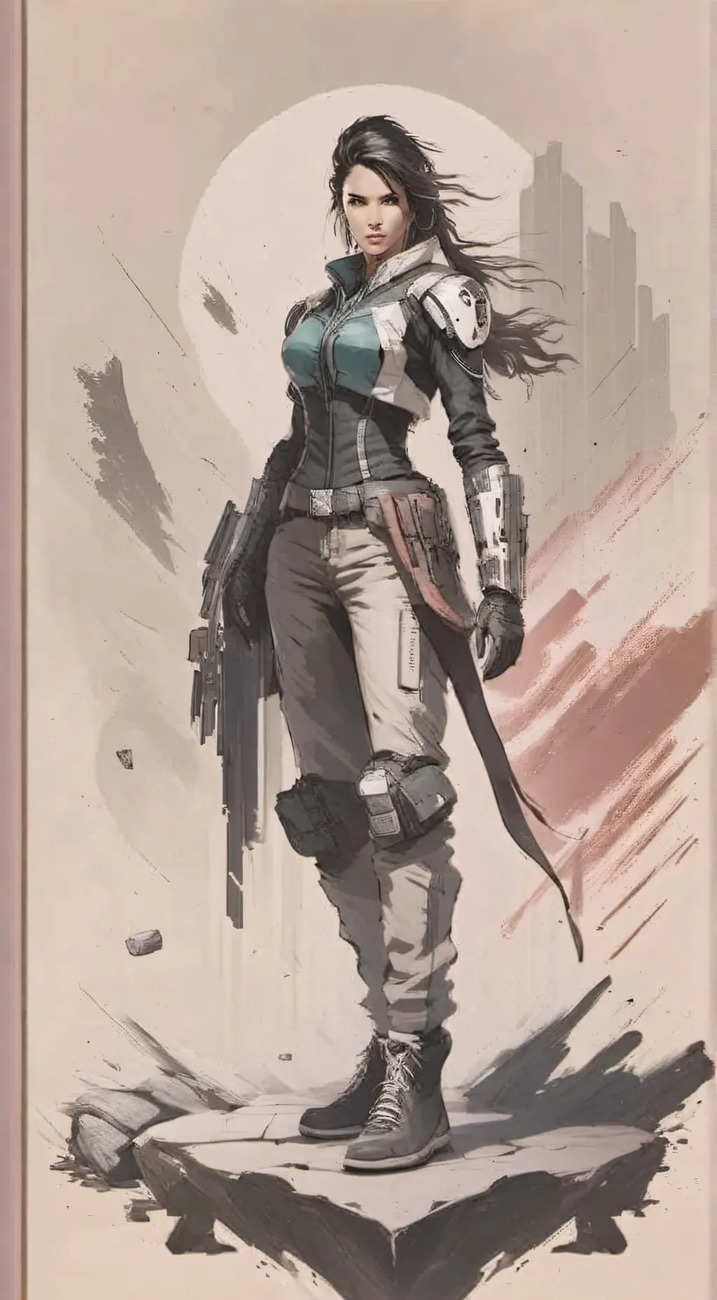 ai character: Vera Souza background