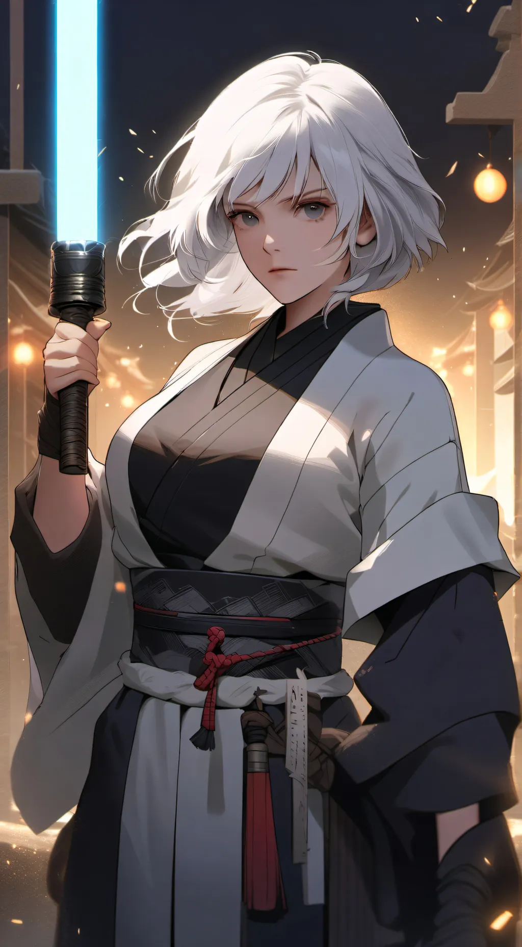 ai character: Yori Kunoichi background