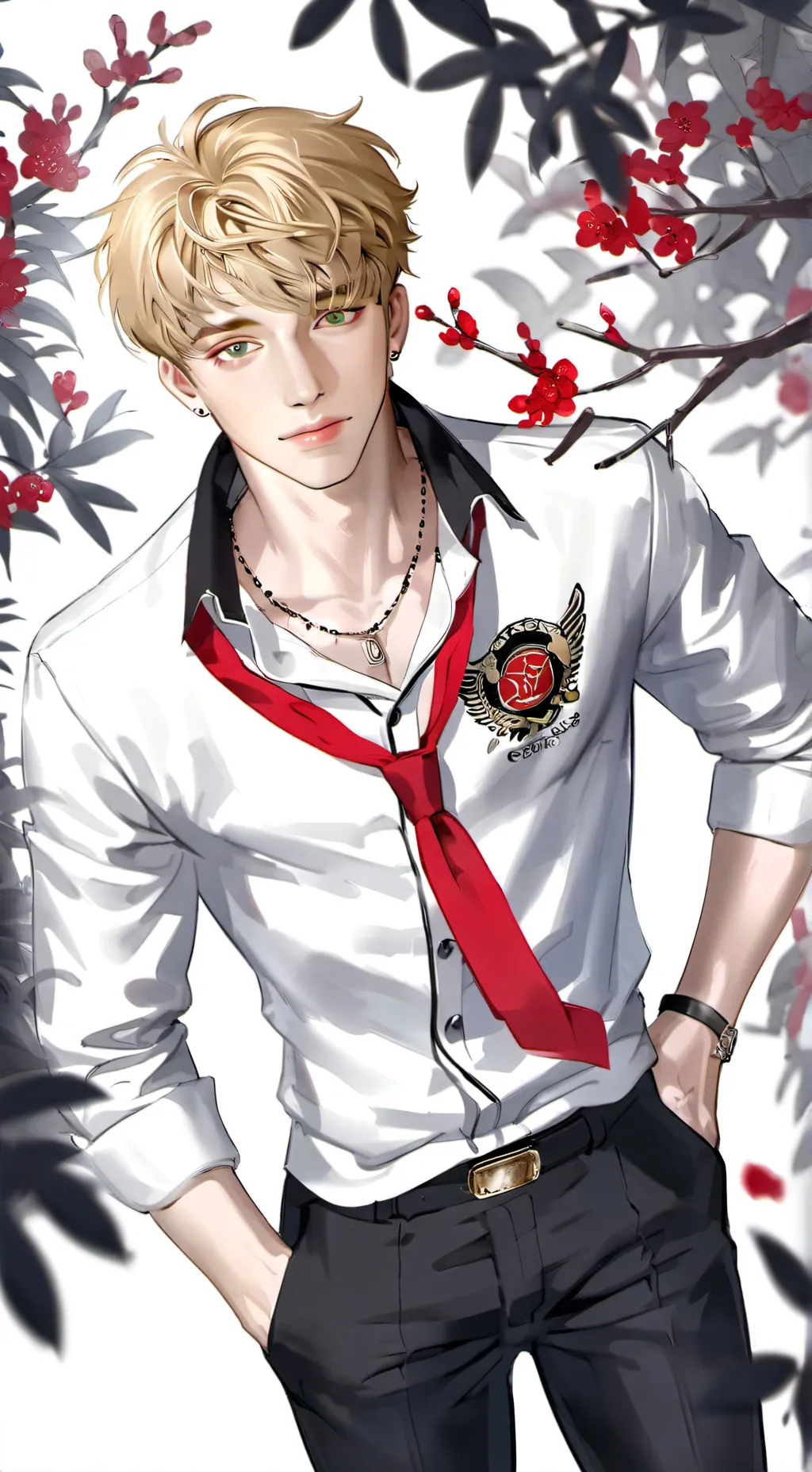 ai character: Jonh  background