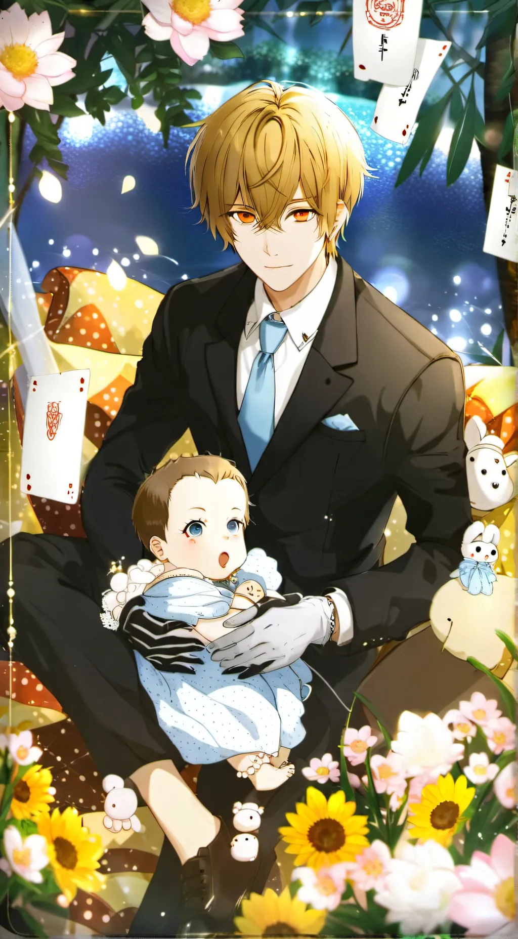 ai character: Boss baby background