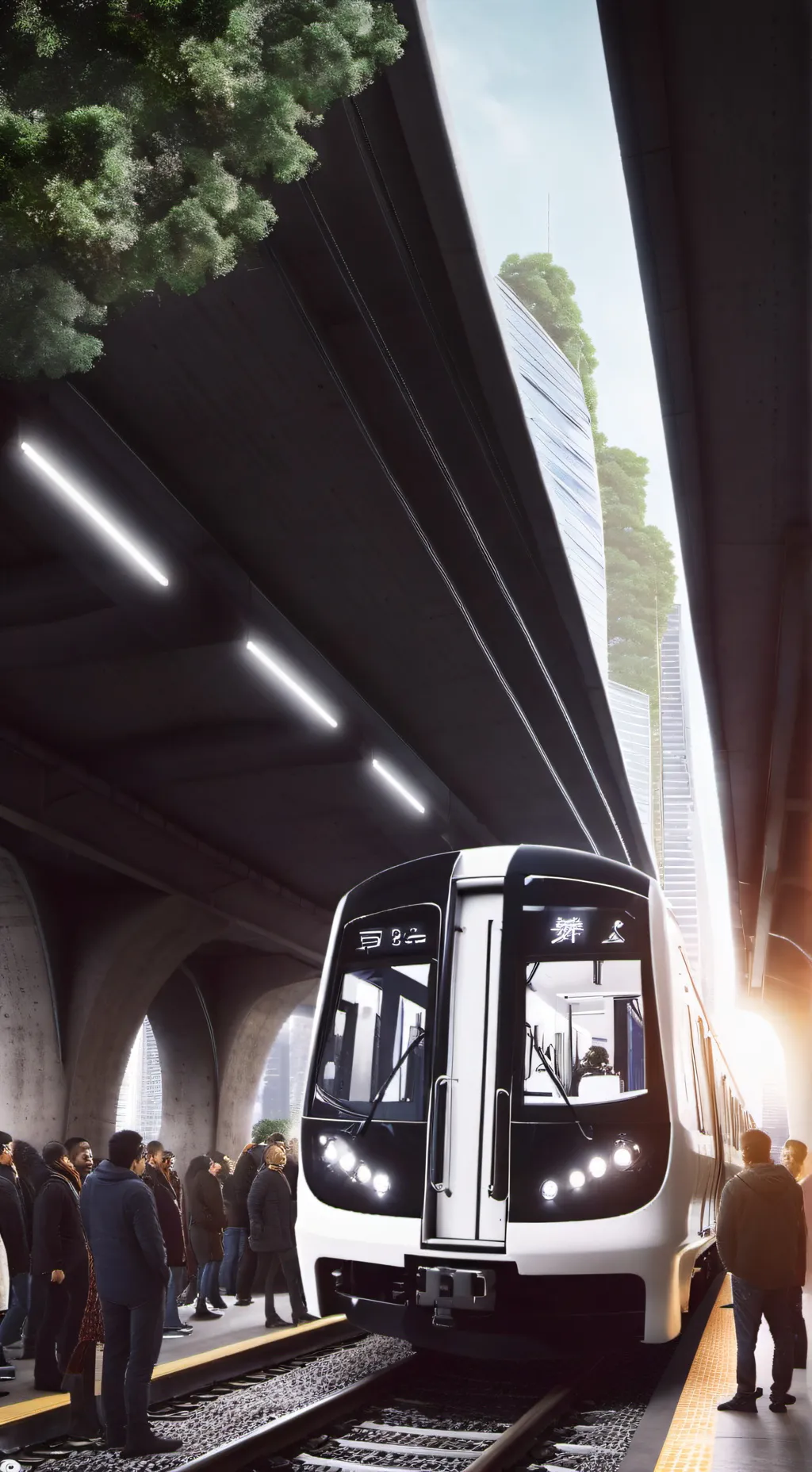 ai character: mta 7 train background