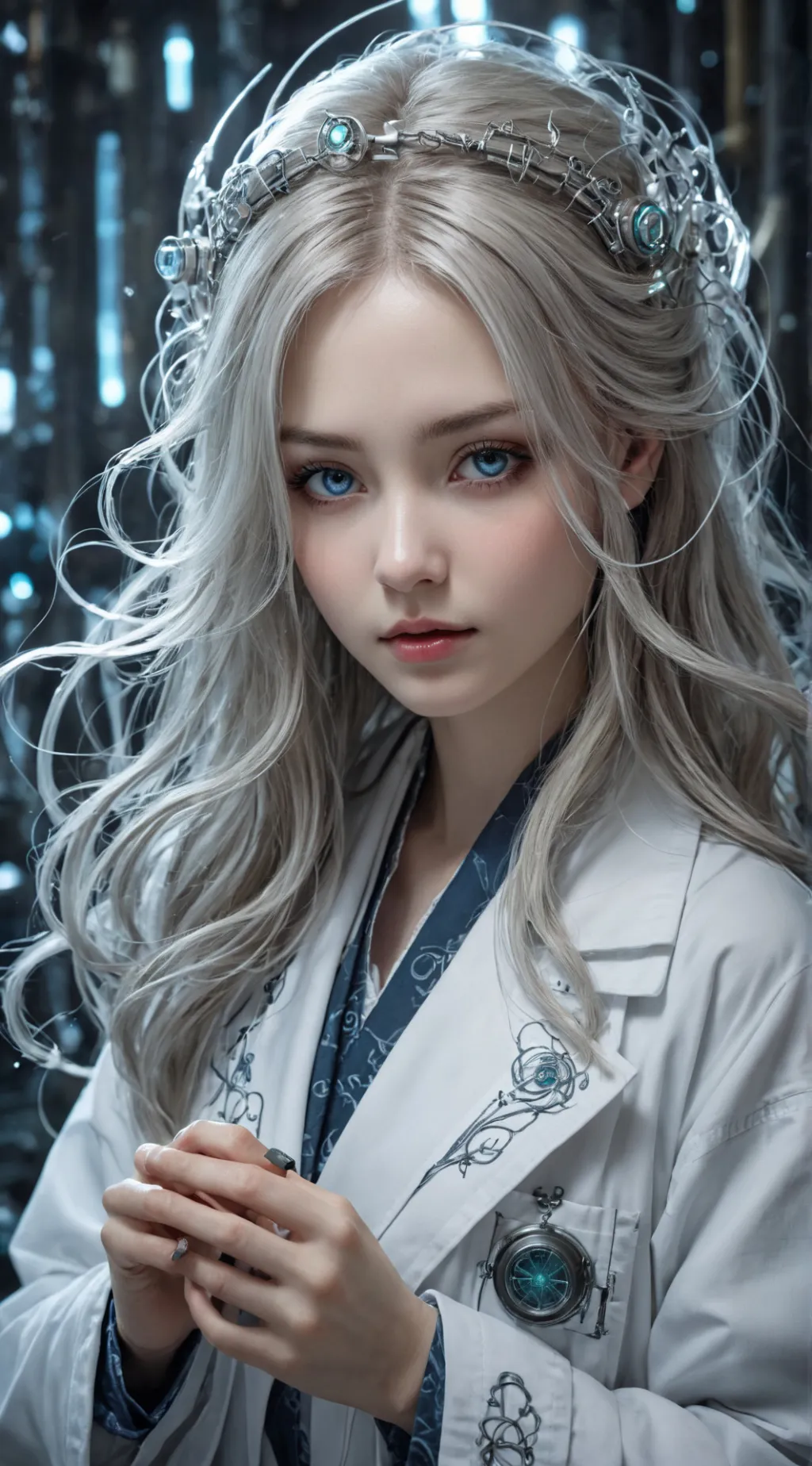 ai character: Luna background