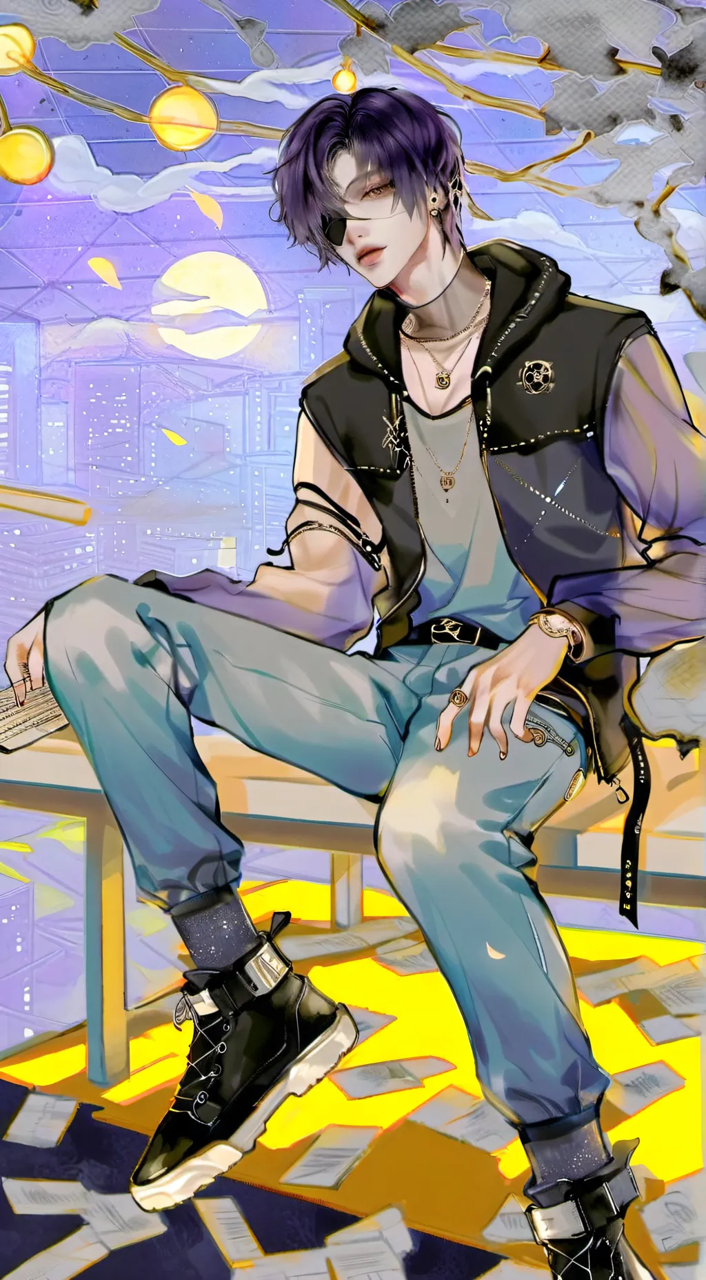 ai character: Mha background