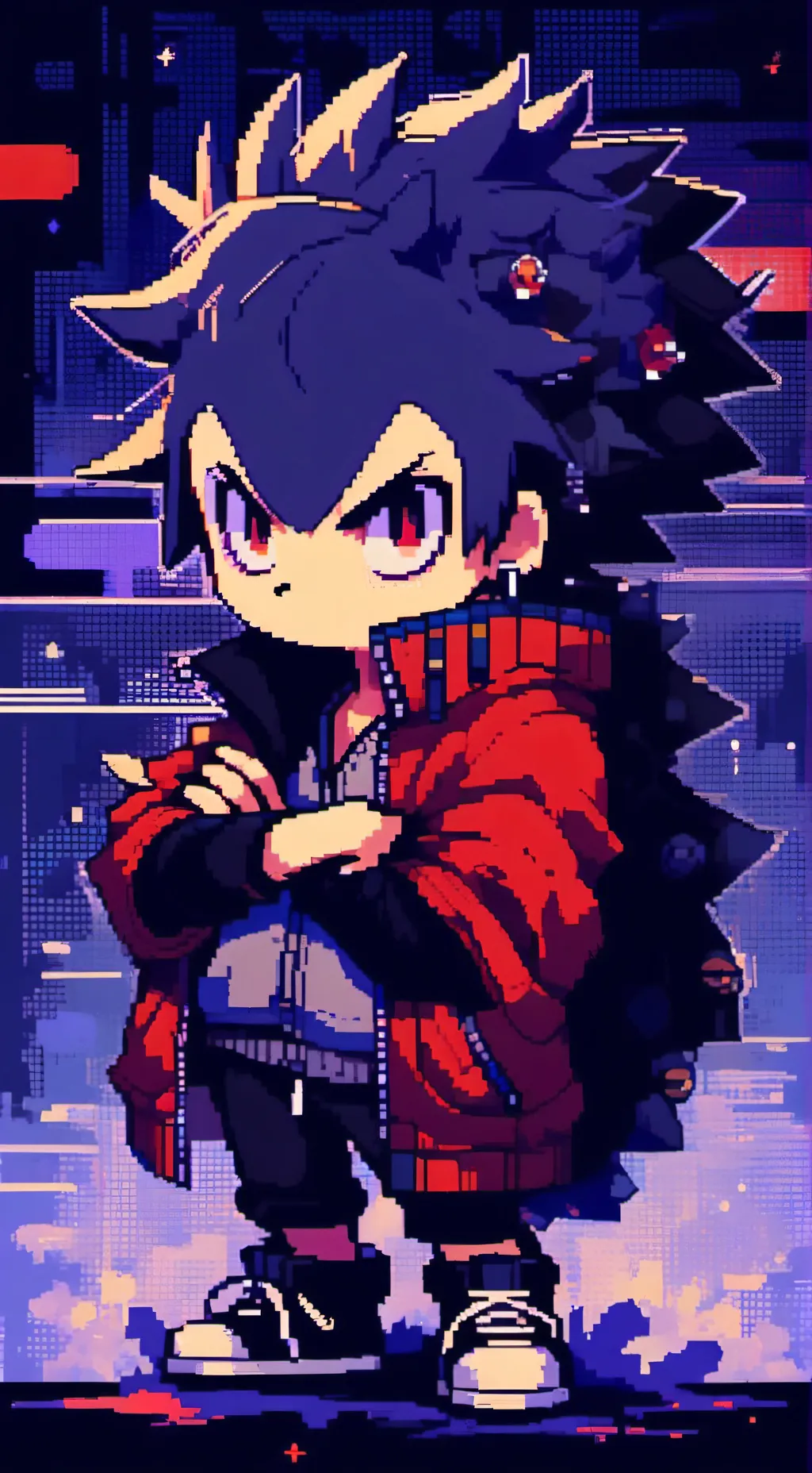 ai character: Sonic new year!🎉 background