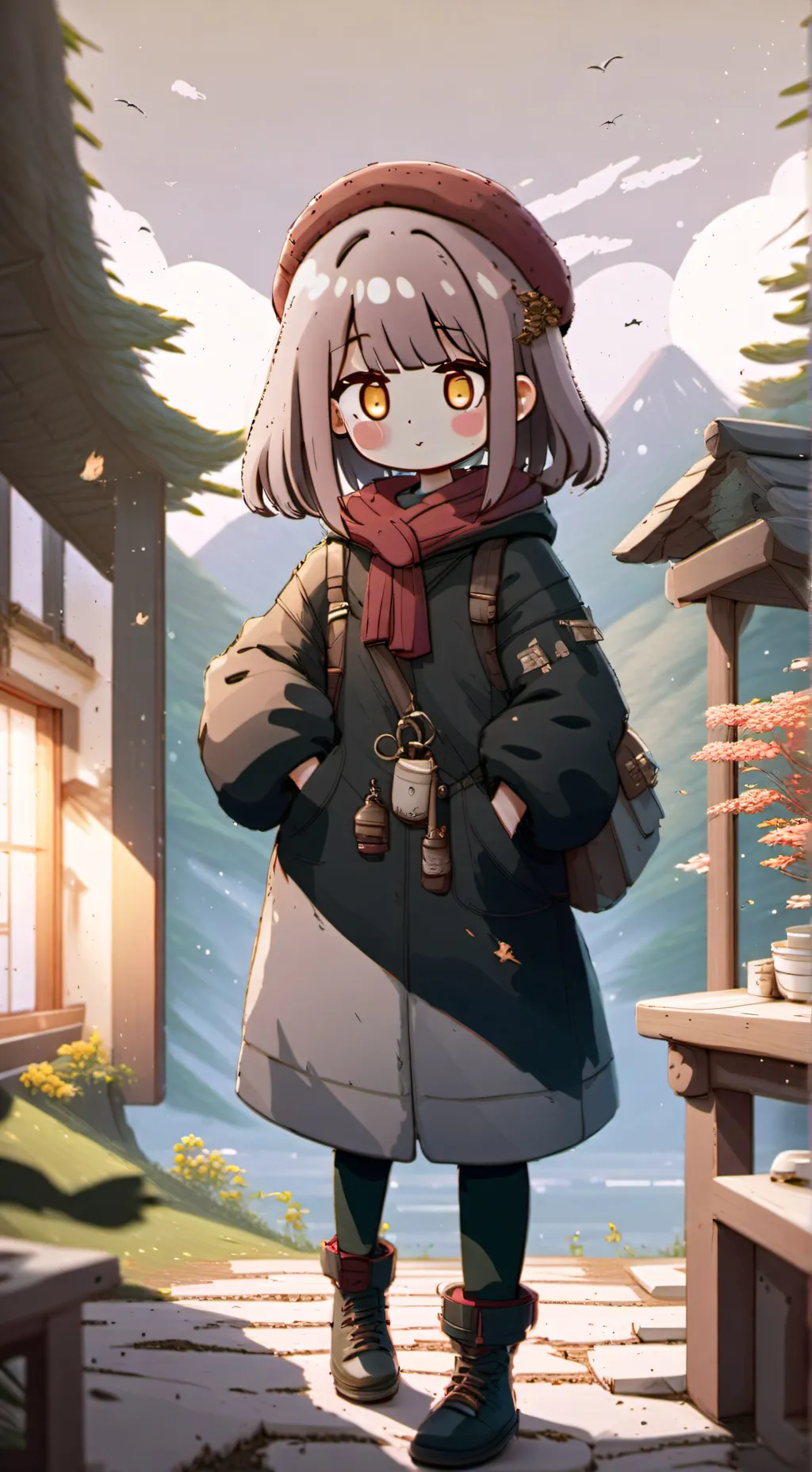 ai character: lily background