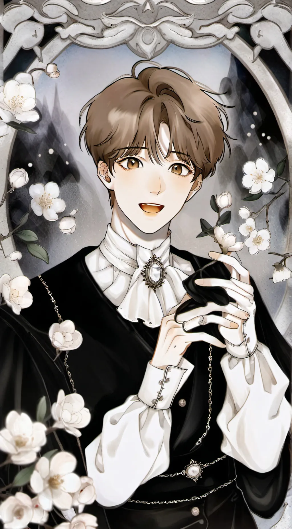ai character: 🌺 josúe 🌺 background