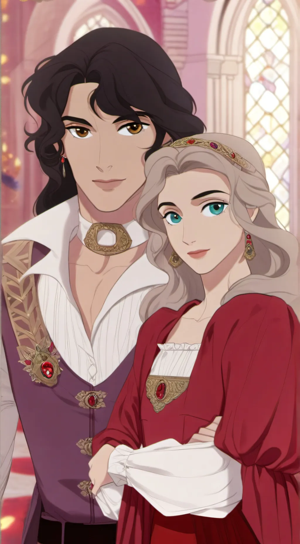 ai character: Esmeralda Phoebus  background