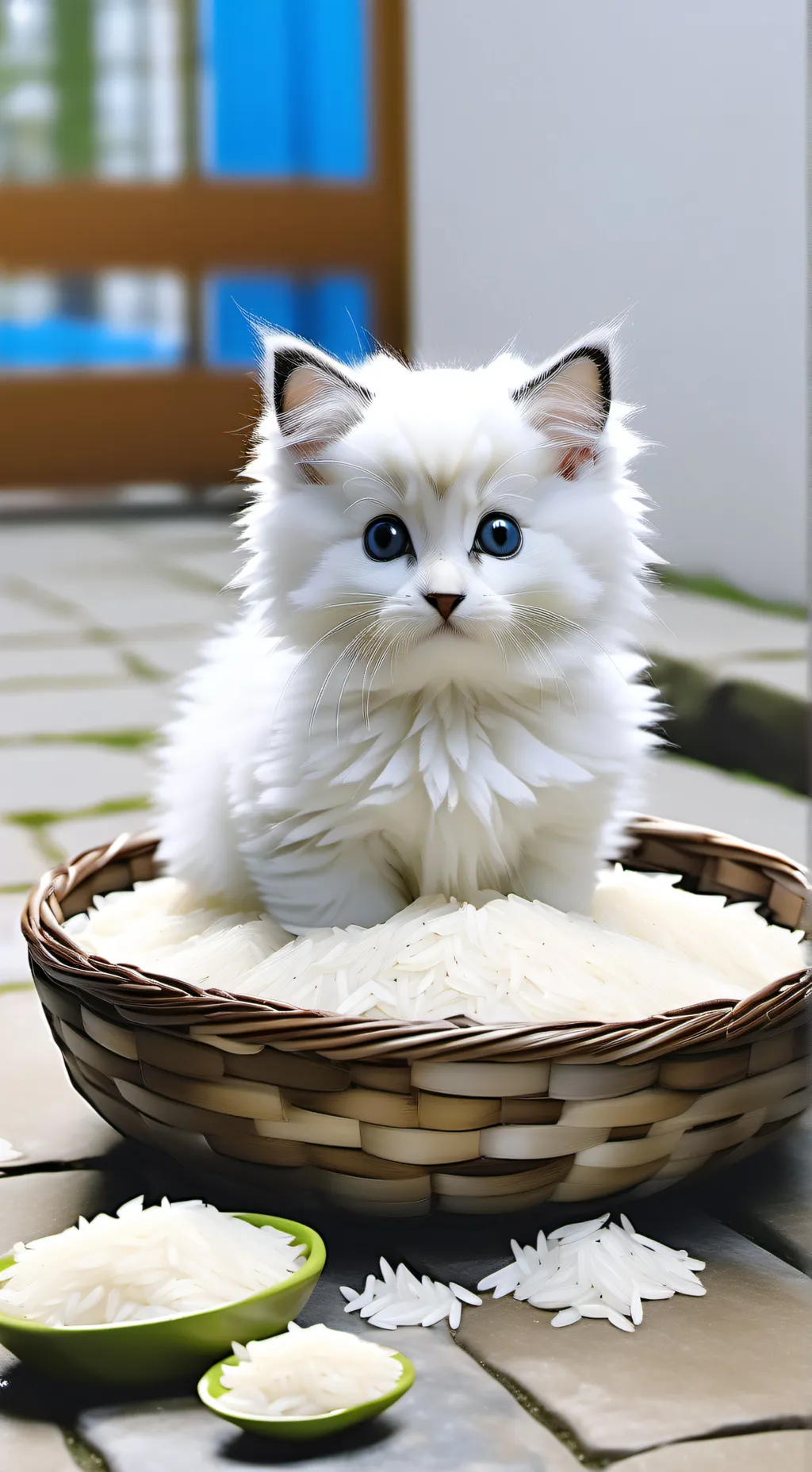 ai character: rice background