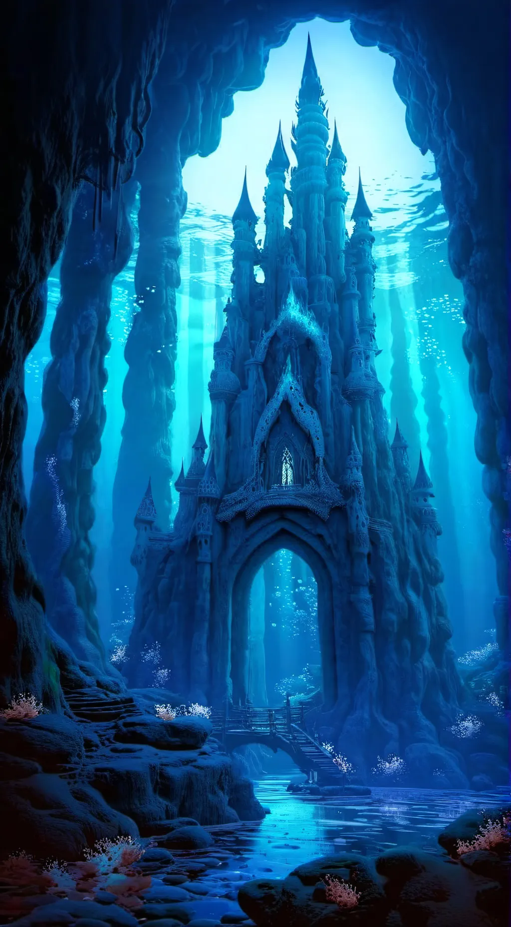 ai character: Mermaid World background