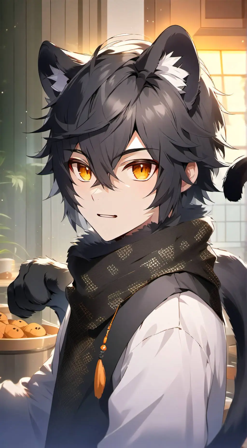 ai character: Panther Spirit background