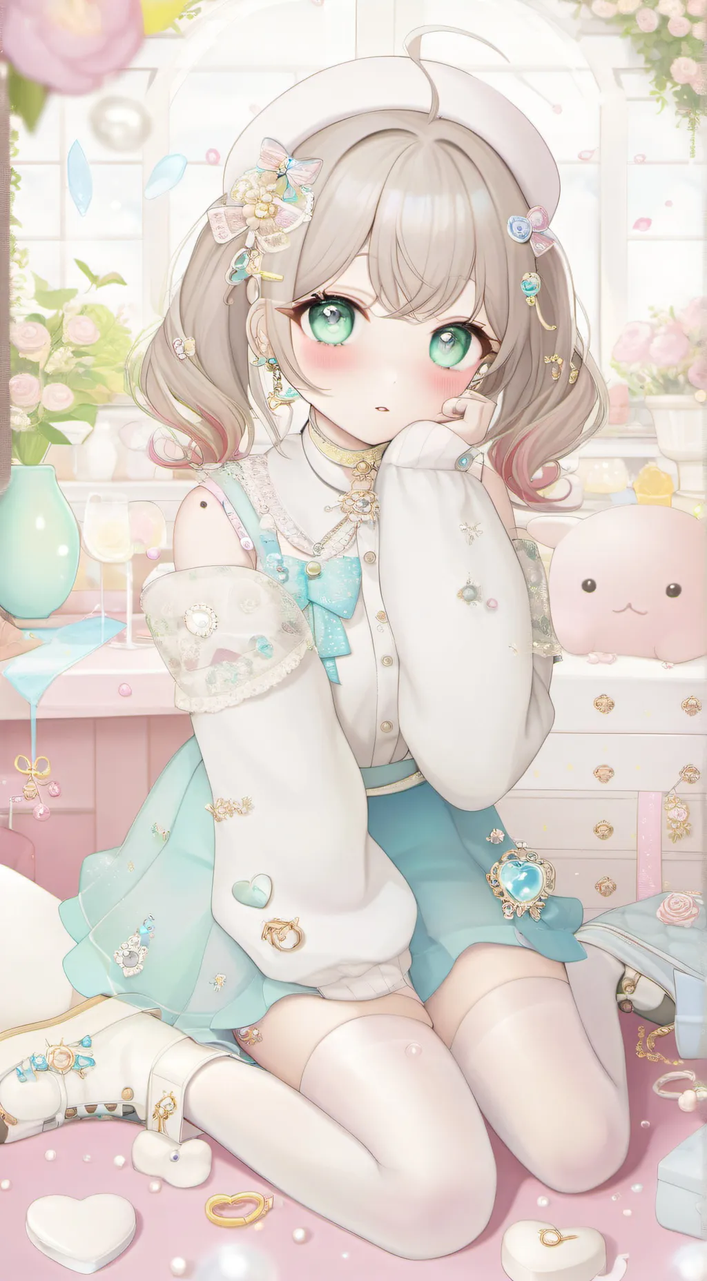 ai character: luna background