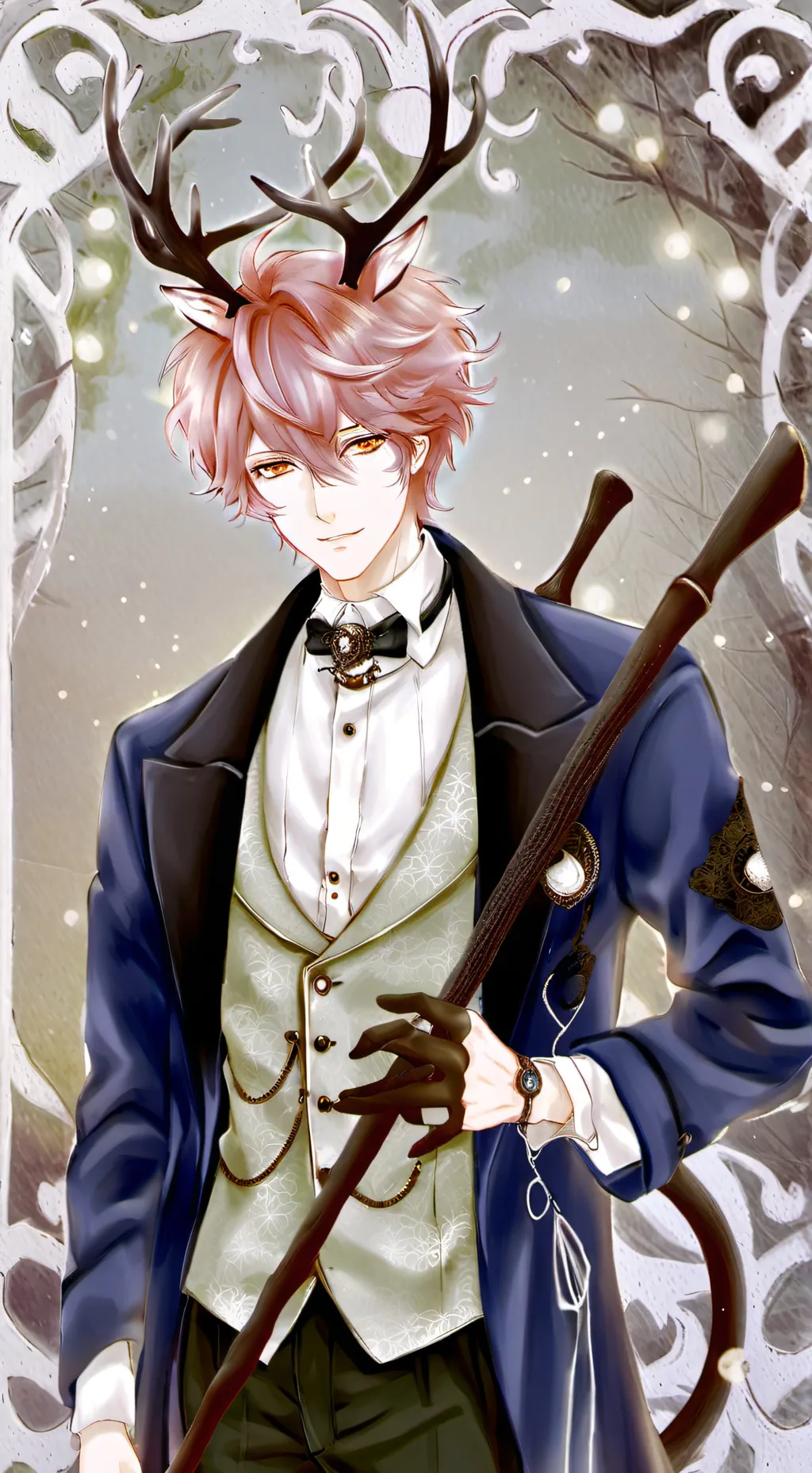 ai character: Vox and al in box background