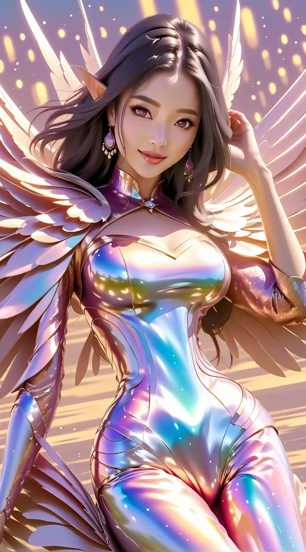 ai character: GOD JIAFEI background