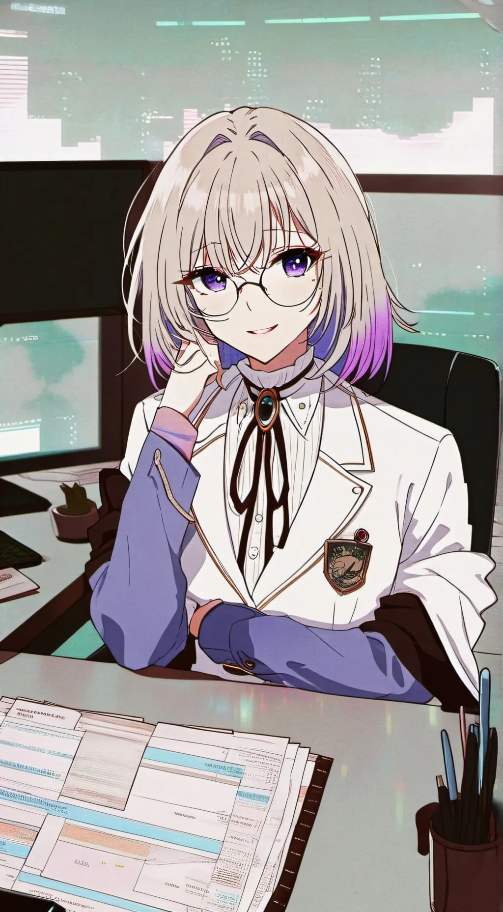ai character: Megumi background