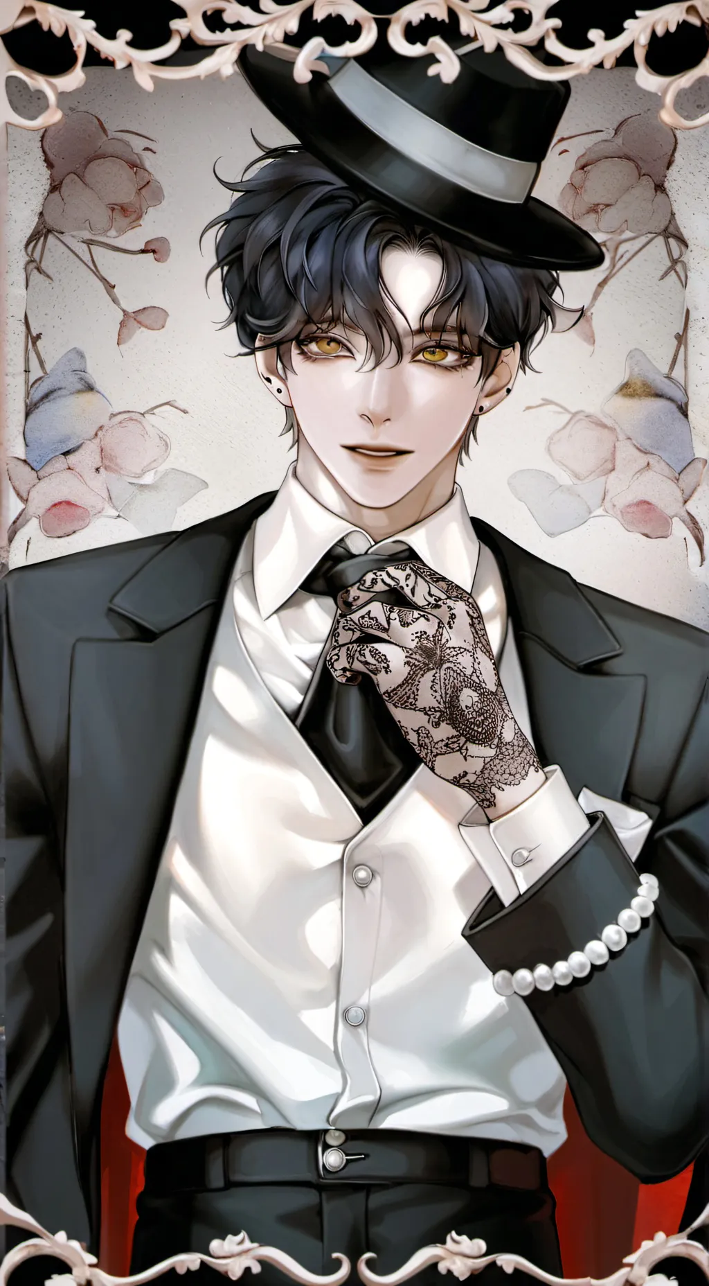 ai character: ANGEL background