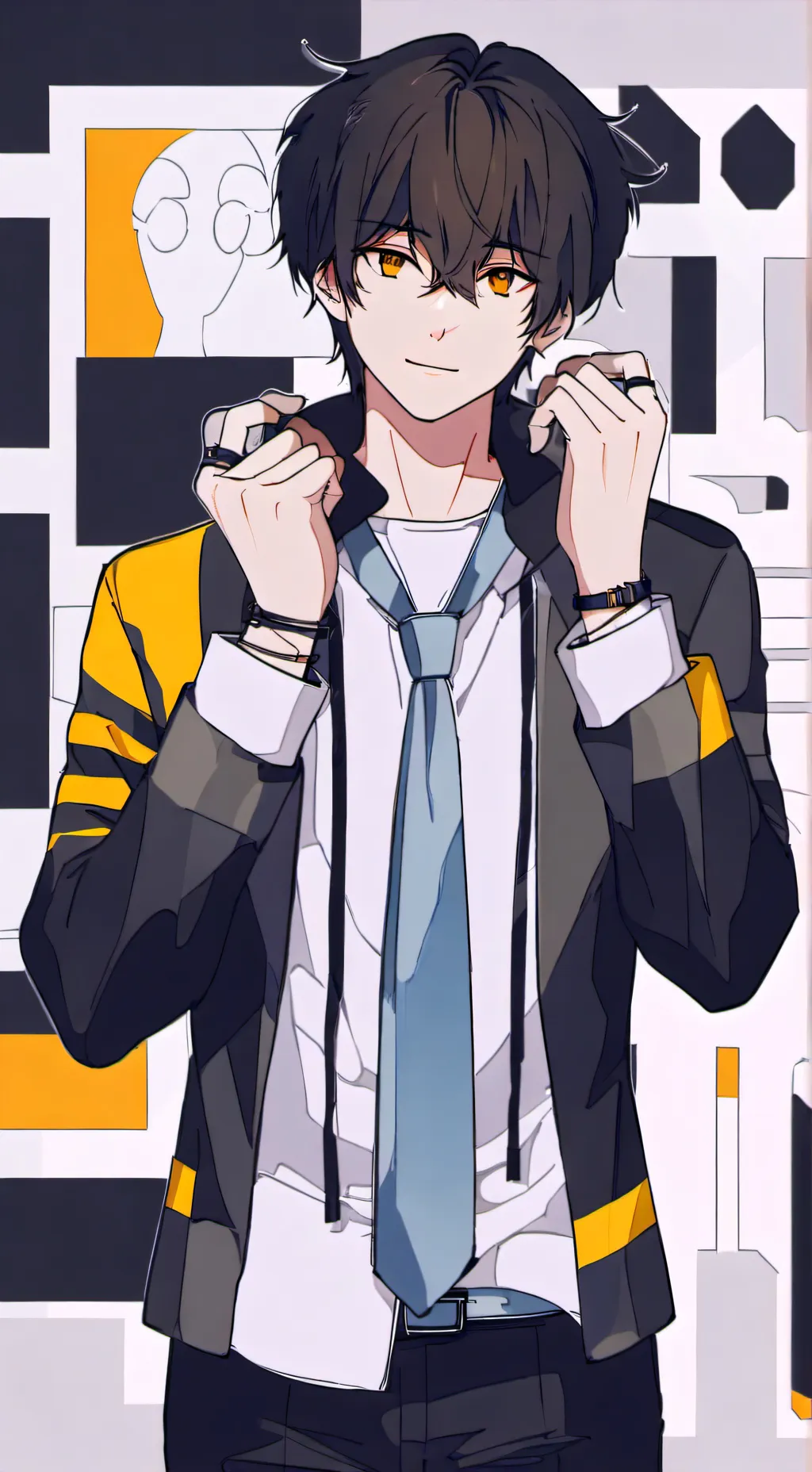 ai character: ash background