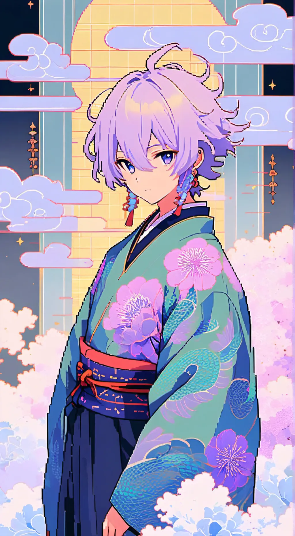 ai character: kny background