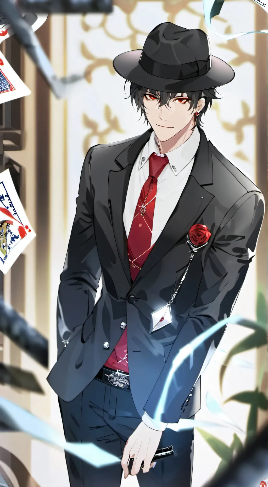ai character: Max Mafia Bf background