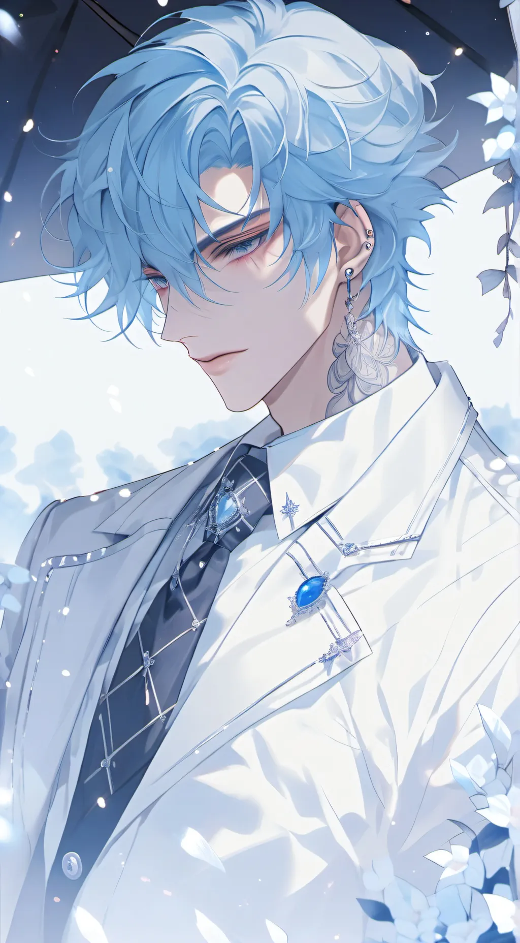 ai character: Evan Blacksen  background
