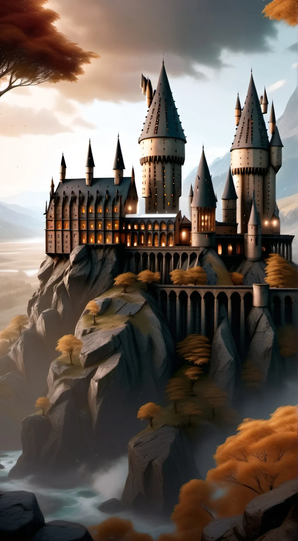 ai character: Hogwarts pup background