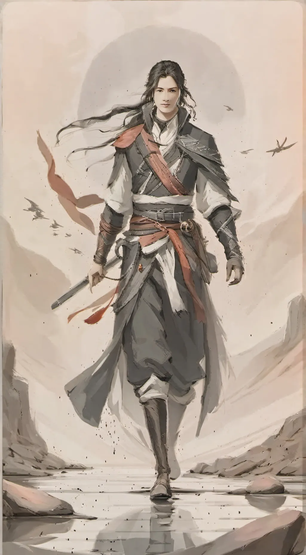 ai character: Dakan  background