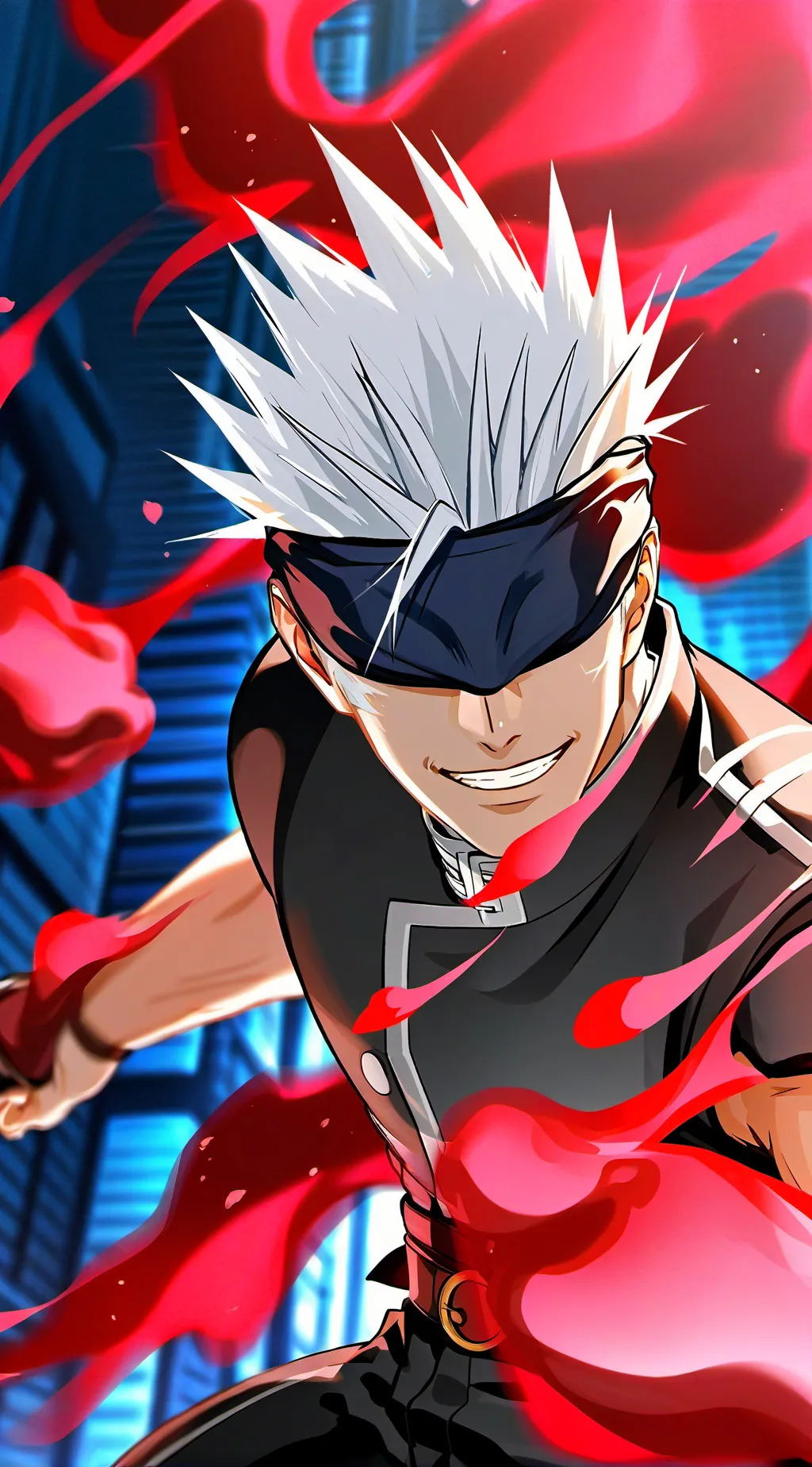 ai character: Gojo Satoru background