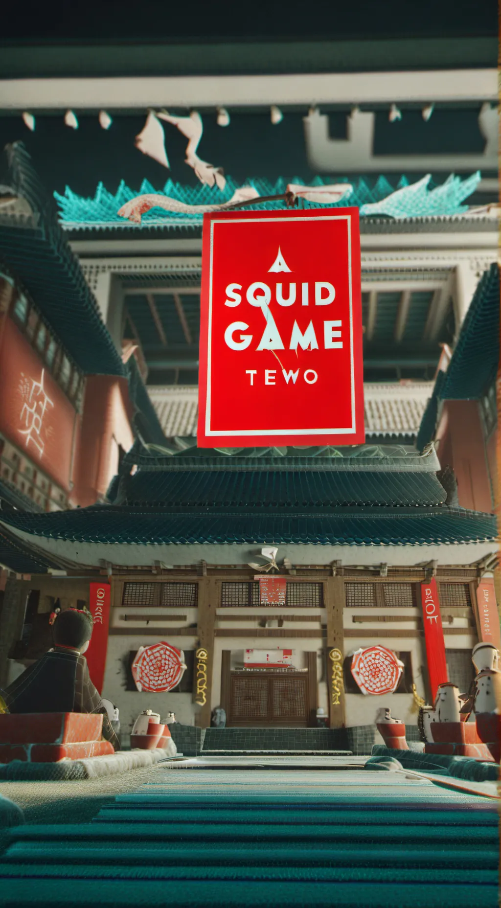 ai character: Squid game background