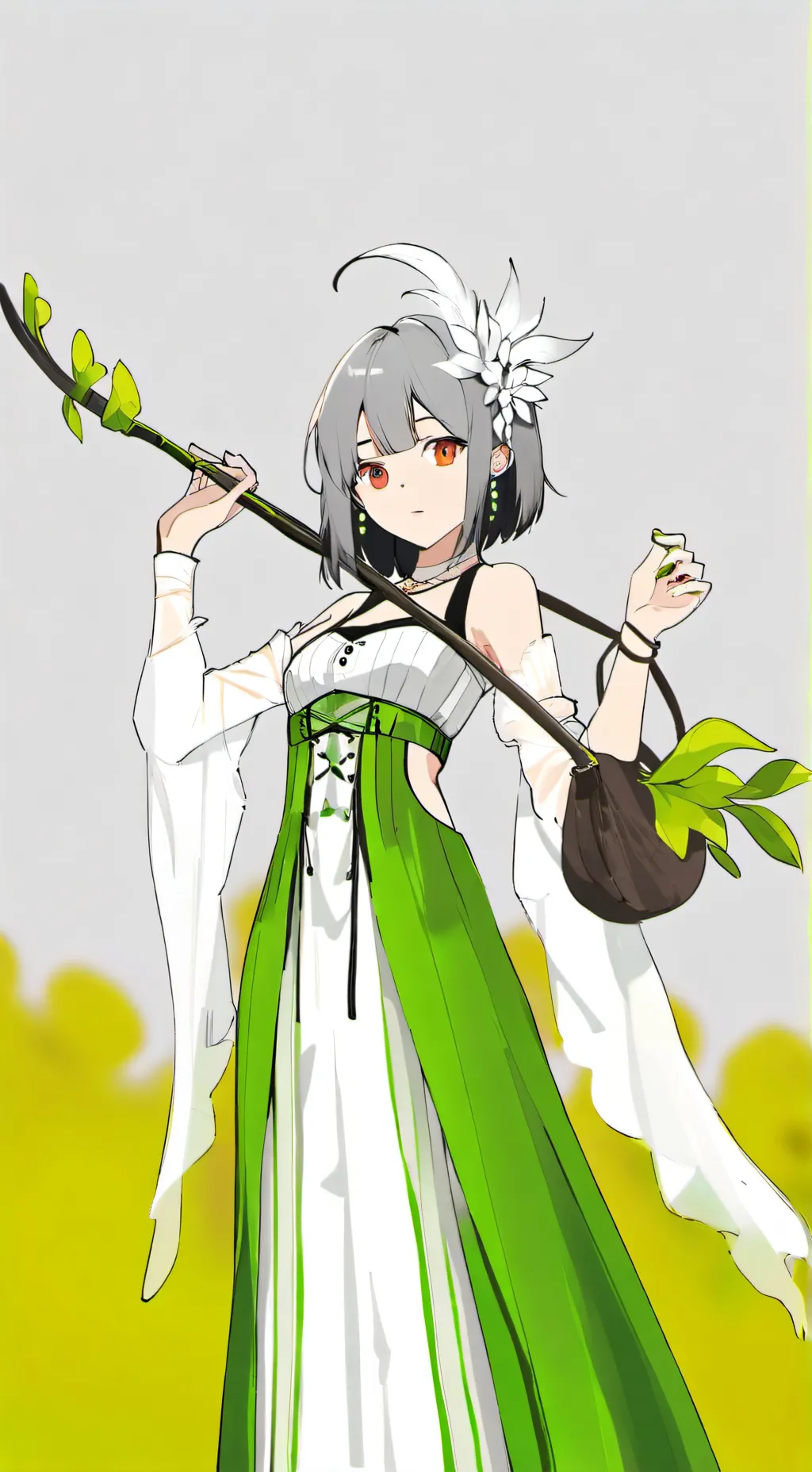 ai character: Monica  background