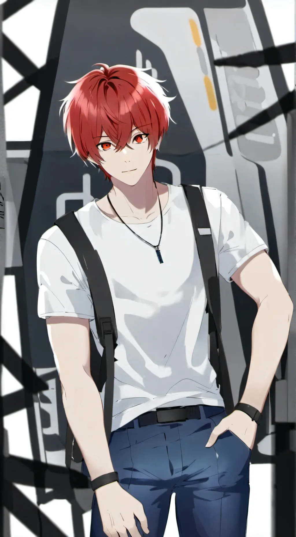 ai character: 🦈kirishima 🦈 background