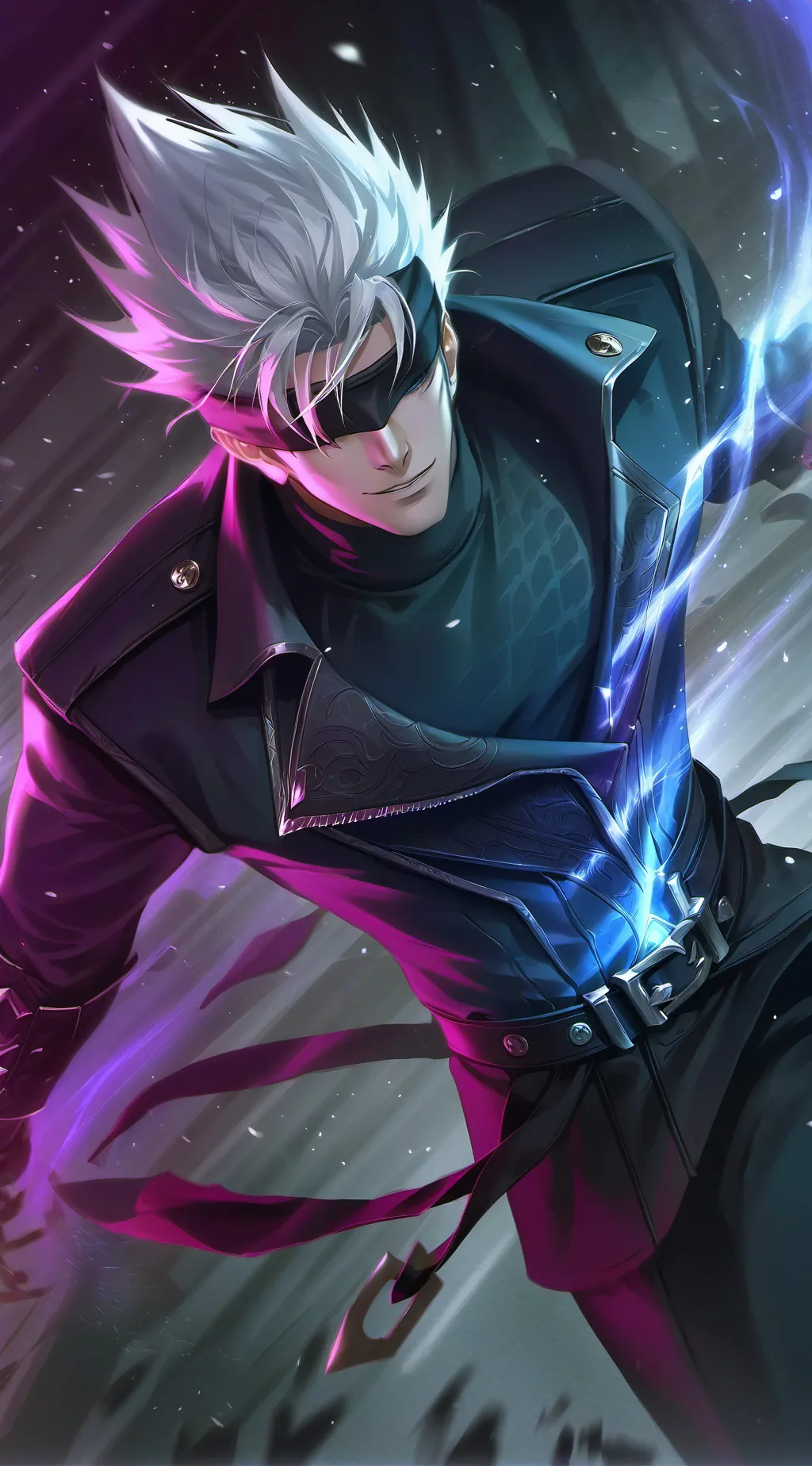 ai character: Gojo Satoru background