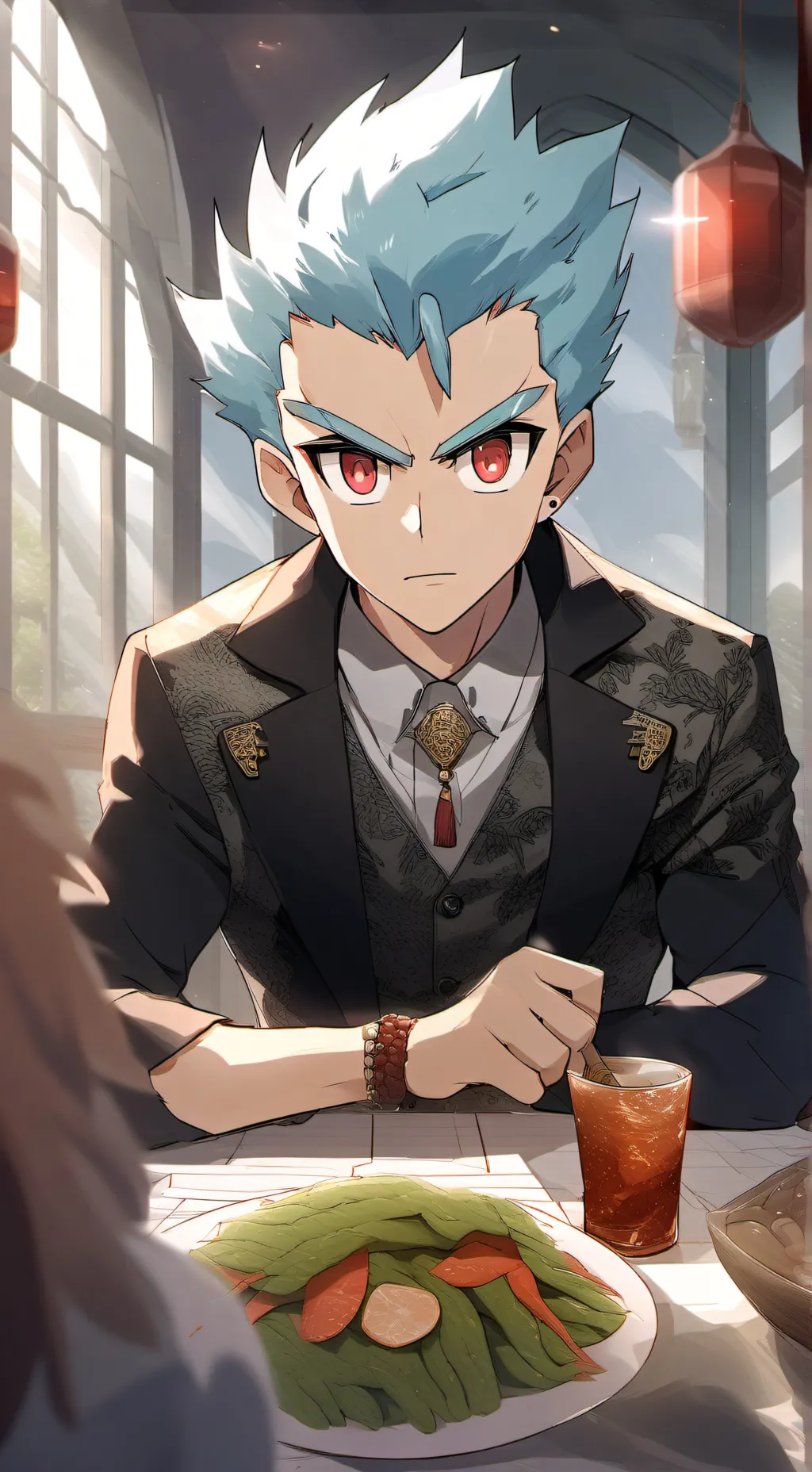 ai character: Луи background