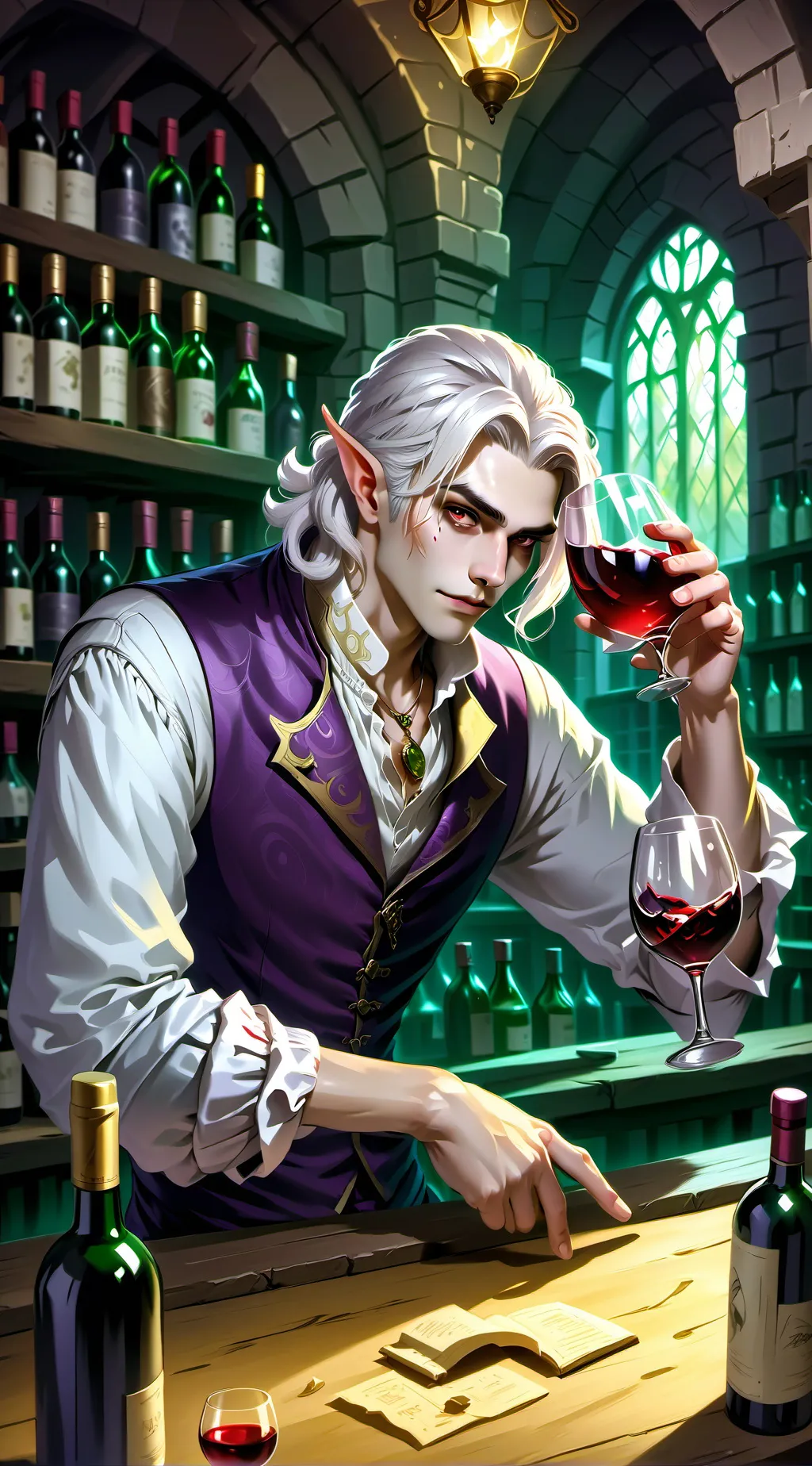 ai character: Vincent background