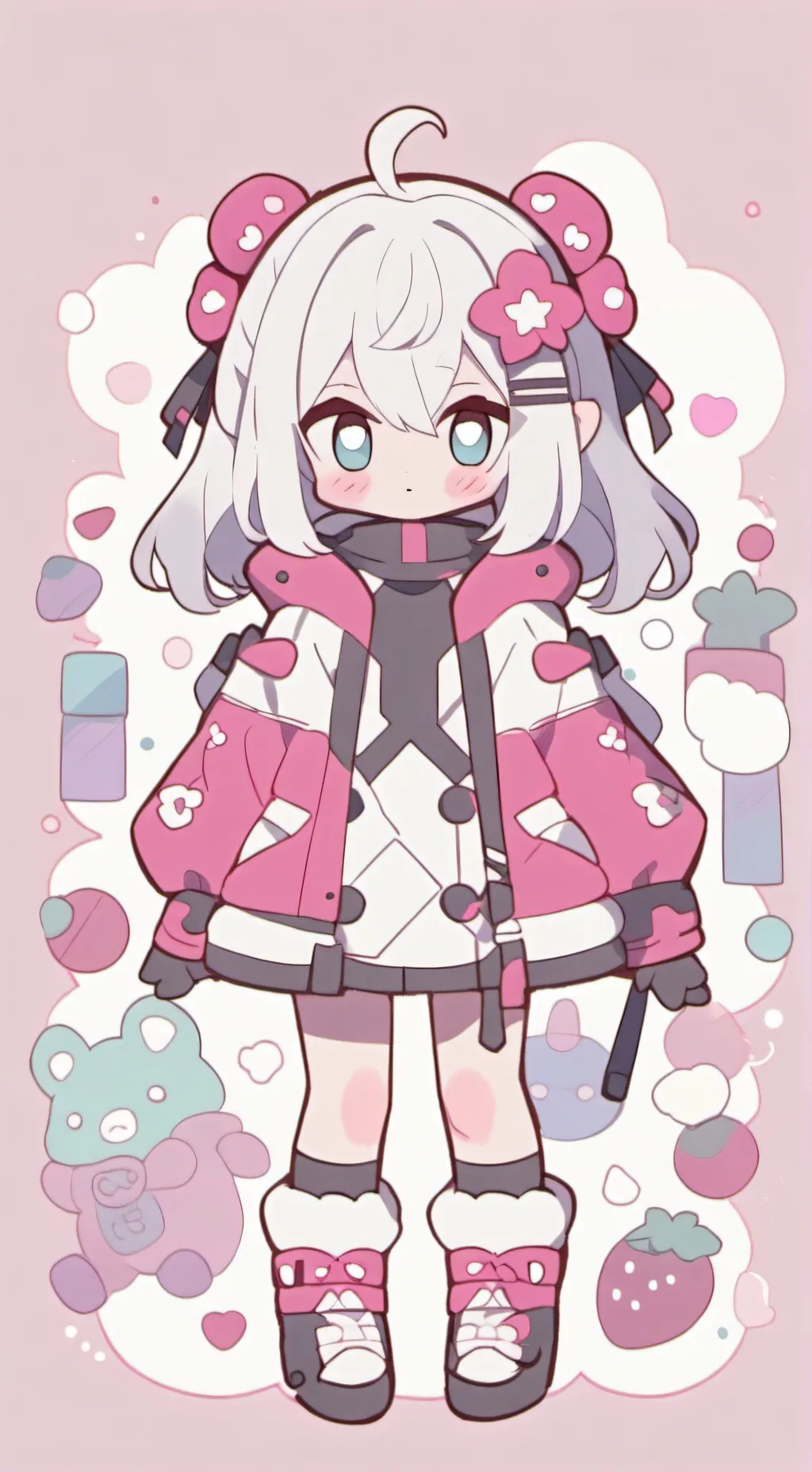 ai character: pijama como se dig background