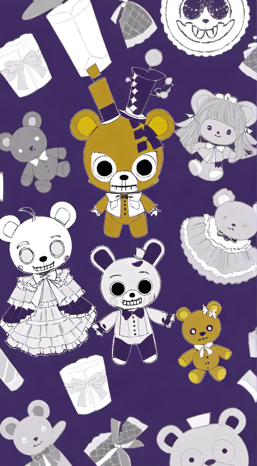 ai character: five nights  background
