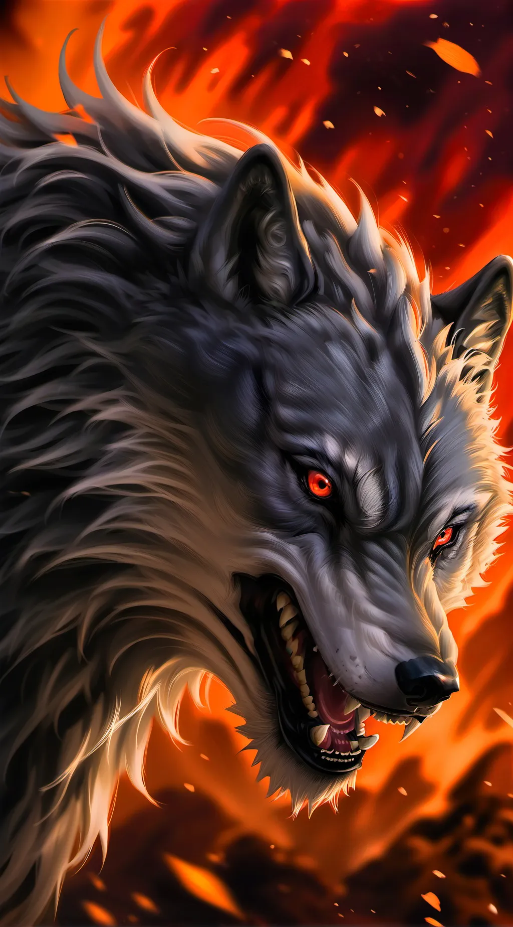ai character: Werewolf background