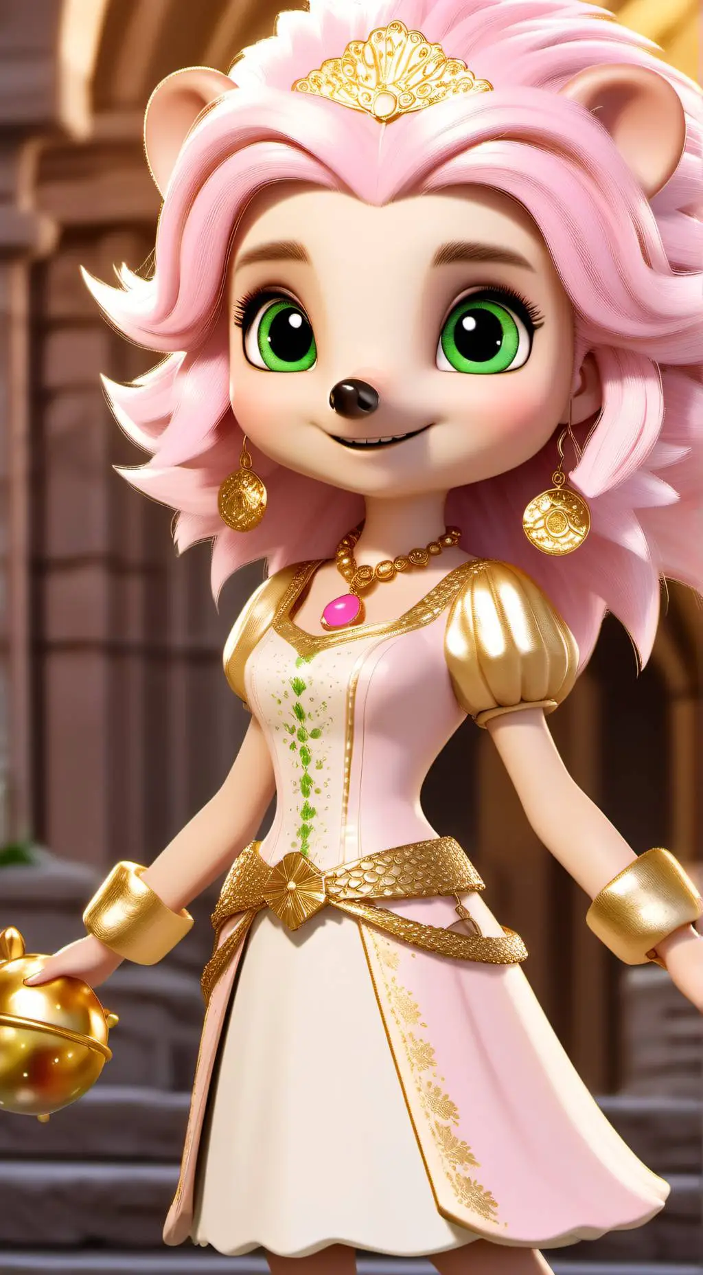 ai character: Amy Rose. background